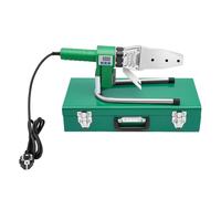 Poste à souder à manchons 1500 W PPR PE 20-32 mm LED vert | Poste à souder en plastique réglable, plaque chauffante en aluminium, montage de tuyaux pour artisans