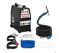Stamos Poste à Souder Aluminium TIG CA-CC/MMA, MOSFET, 220A/230V, 2-/4-Temps, Pulse, puissant ventilateur de refroidissement