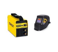 Poste à souder inverter STANLEY Star4000 160A - cagoule de soudure LCD automatique 9/13 + lot de 5 électrodes