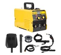 Poste à souder MIG sans gaz,140 A, double tension 110 V/220 V, avec écran numérique LED, masque, brosse, câbles et accessoires