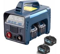 Poste à souder sans Fil 3000W Portable - Double Batterie - Courant 30-165A - Parfait pour réparation Auto, Construction métallique, Bricolage & Pro,Six Electricity