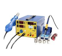 Poste à souder Station De Soudage Par Points 853D + 3A BGA, Pistolet À Air Chaud, Alimentation Électrique, Fer Souder 3 En 1 Pour La Fabrication Batteries Monter Soi-même,Outil de soudage DIY
