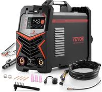 Poste à souder TIG VEVOR, poste à souder 3 en 1 (grand écran LED) - TIG DC/DC pulsé TIG/MMA (stick), poste à souder électrique avec démarrage haute fréquence par inverseur IGBT