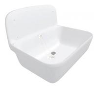 Nicoll Poste d'eau pour fixation murale 332620 – Polypropylène Blanc