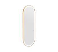 Poste de coiffure - éclairage LED - ultra-plat - ovale - 70 x 4 x 180 cm | physa