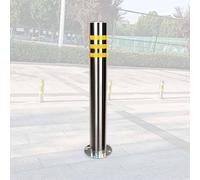 Poste de délimitation de sécurité routière, Barrière de sécurité portative poste stationnement allée borne Garage acier inoxydable(Style 10)
