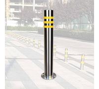 Poste de délimitation de sécurité routière, Barrière de sécurité portative poste stationnement allée borne Garage acier inoxydable(Style 9)