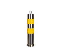 Poste de délimitation de sécurité routière, Barrière de sécurité portative poste stationnement allée borne Garage acier inoxydable(Style 6)