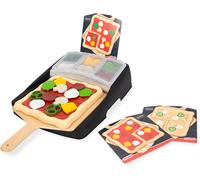 Poste de garnissage de pizza Ooni, Poste de garnissage de pizza pour les enfants dès 3 ans, Avec 24 pièces de garniture de pizza