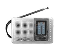 Poste De Radio Portable, Radio A Pile Survie AM/FM, Mini Radios À Piles Son Stéréo avec Prise Casque, Alimenté par Piles Stéréo pour Camping, Voyage, Extérieur, Survie Et Préparation Alerte Météo