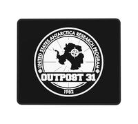 Poste De Recherche 31 en Antarctique Mousepad Petit Tapis De Souris Durable Tapis De Souris Gaming pour Travail Voyage Ordinateur 25X30Cm