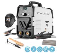 STAHLWERK ARC 200 Puls Pro Poste de soudage à électrodes équipement complet, onduleur compact MMA | E-Hand | Lift-TIG avec 200 ampères, technologie IGBT et fonction Pulse