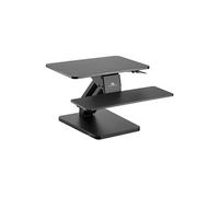 Poste de travail assis-debout MC-882 Fixation de bureau pour clavier et moniteur ou ordinateur portable