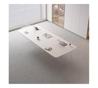 Poste de Travail Moderne Blanc for la Maison et Le Bureau, Chaise rembourrée en Cuir de qualité supérieure, Meubles de négociation Commerciale for Plusieurs Personnes(180cm)