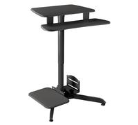 Poste de travail ressorts ? gaz hauteur réglable 109cm Homeoffice MC-848 Maclean