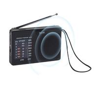 Poste Radio Portable FM,Poste De Radio Pile Et Secteur,Compatible Pile et Secteur pour Une Réception Ultra-Large des Signaux de Diffusion et de Musique