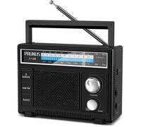 Poste Radio Portable,PRUNUS J-136 AM/FM Radio FM Portable,Excellent Reception,Transistor Radios Secteur et Pile,Poste de Radio