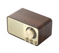 Poste Vintage Radio Bluetooth Portable AUX/USB, Haut-parleur 5 Watts pour Cuisine, Chambre, Bureau