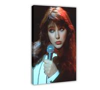 Poster 0155 de la chanteuse Kate-Bush sur toile, décoration murale, peintures pour salon, chambre à coucher, style cadre, 50 x 75 cm