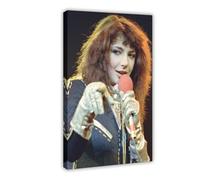 Poster 0179 de la chanteuse Kate-Bush sur toile pour décoration de chambre à coucher, bureau, chambre, cadeau, style cadre, 50 x 75 cm