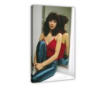 Poster 0185 de la chanteuse Kate-Bush sur toile pour décoration de chambre à coucher, bureau, chambre, cadeau, style cadre, 50 x 75 cm