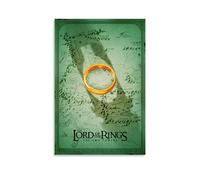 Poster 2 Carte de la Terre du Milieu Le Seigneur des Anneaux - Décoration murale d'intérieur - 30 x 45 cm