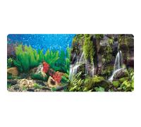 Poster 2 faces 1 rouleau de 15 mètres Reptiles Planet Waterfall Aquarium/Terrarium Multicolore 15 m