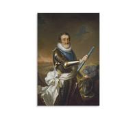 Poster 2 sur toile de l'ancien roi Henri IV de France - Impression sur toile - Décoration d'intérieur - 50 x 75 cm