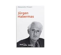 Poster 3 Philosophe allemand Jürgen Habermas - Décoration d'intérieur - Art mural à suspendre - Peinture décorative - 60 x 90 cm