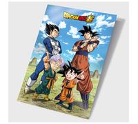 SD TOYS - Poster 3D Battle of Gods Goku Vegeta Family Dragon Ball Super - Dimensions 38 x 58 cm