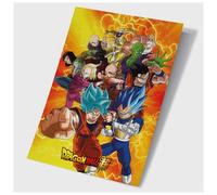 Poster 3d Dragon Ball Z - Universe Survival Heroes 40x60cm