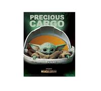 Poster 3D lenticulaire Pyramid Star Wars - The mandalorian Precious Cargo Noir 25,5x20,5x4,5 cm