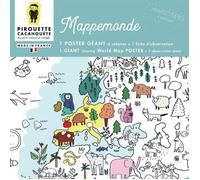 Poster à colorier - Animaux du monde