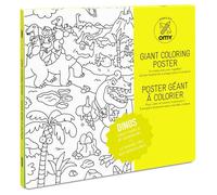 Poster à colorier - dinos