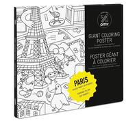 Poster à colorier - paris