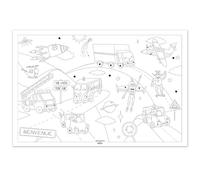 Poster À Colorier Traversée De L'espace