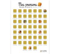 Poster à gratter 9-12 ans - 52 grands projets - Format A3 - Encre dorée sans trace - Jeu éducatif CM1 CM2 6e - Idée cadeau pré-ado