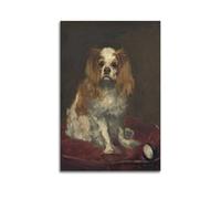 Poster « A King Charles Spaniel » par Édouard Manet - Décoration murale - Décoration d'intérieur - Décoration d'intérieur - 60 x 90 cm