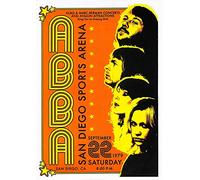 Poster A4 ABBA classique vintage Rock Blues sur papier photo 280 g/m²
