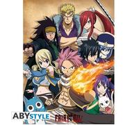 Poster - ABYSTYLE - Fairy Tail - Multicolore - Orange - 52x38 cm - Rectangulaire