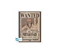 ABYstyle Poster ONE PIECE Wanted Ace - 52 x 38 cm Papier laminé - Produit officiel