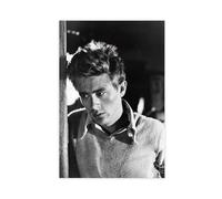 Poster Acteur James Dean (26) sur toile - Décoration murale pour salon, chambre à coucher - 50 x 75 cm