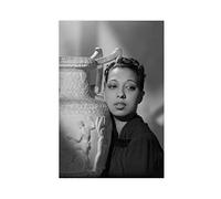 Poster acteur Josephine Baker (1) - Impression sur toile - Décoration de chambre à coucher - Paysage sportif - Décoration de bureau - Cadeau sans cadre - 30 x 45 cm
