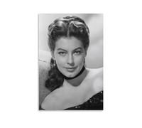 Poster Actrice Ava Gardner (44) - Impression sur toile moderne - Décoration d'intérieur - 30 x 45 cm