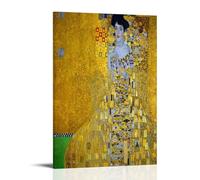 Poster Adele Bloch Bauer Portrait d'Adele Bloch Bauer peint par Gustav Klimt en 1907, impression sur toile, encadrement, 20 x 30 cm