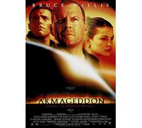 Poster affiche ARMAGEDDON Bruce Willis By Michael Bay Affiche Movie