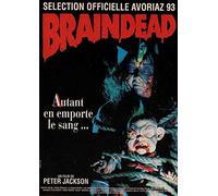 Poster Affiche Braindead by Peter Jackson Movie Culte