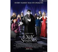 Poster affiche DarK Shadows Tim Burton Movie Culte