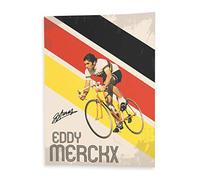 Poster Affiche Eddy Merckx Vélo Retro Francais Cyclisme Route Tour