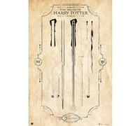Poster affiche enroulé Harry Potter Poster Zauberstab The Wand 91.5 x 61cm G